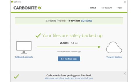 can carbonite backup network drives